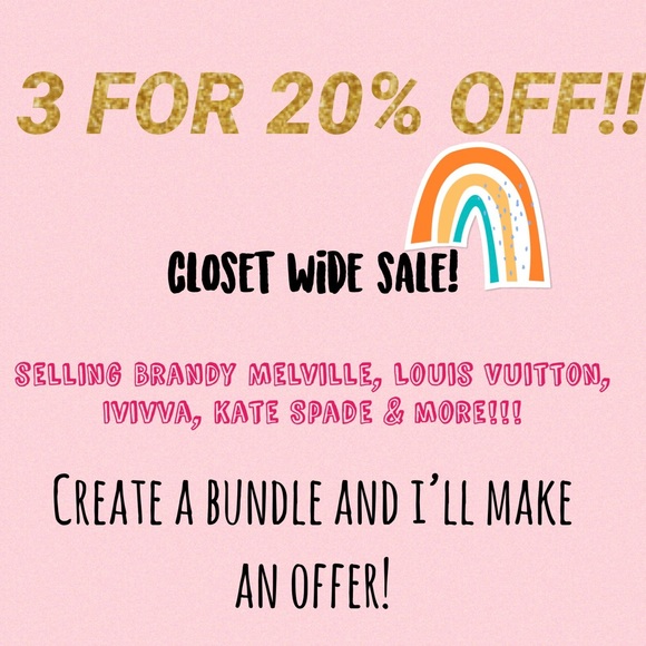 3 FOR 20% OFF SALE!!! ✨⚡️ Brandy, Louis Vuitton +